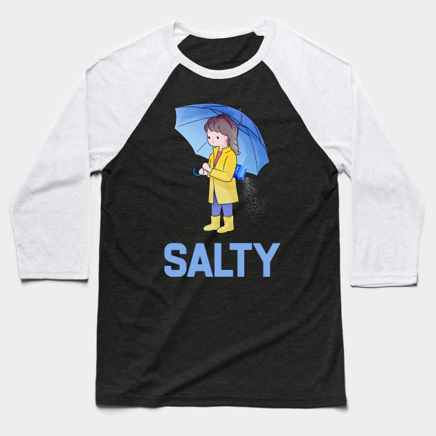 Salty Baseball T-Shirt by denkatinys